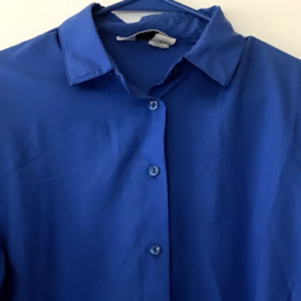 Periwinkle Blue Button Down - Picture 3 of 3
